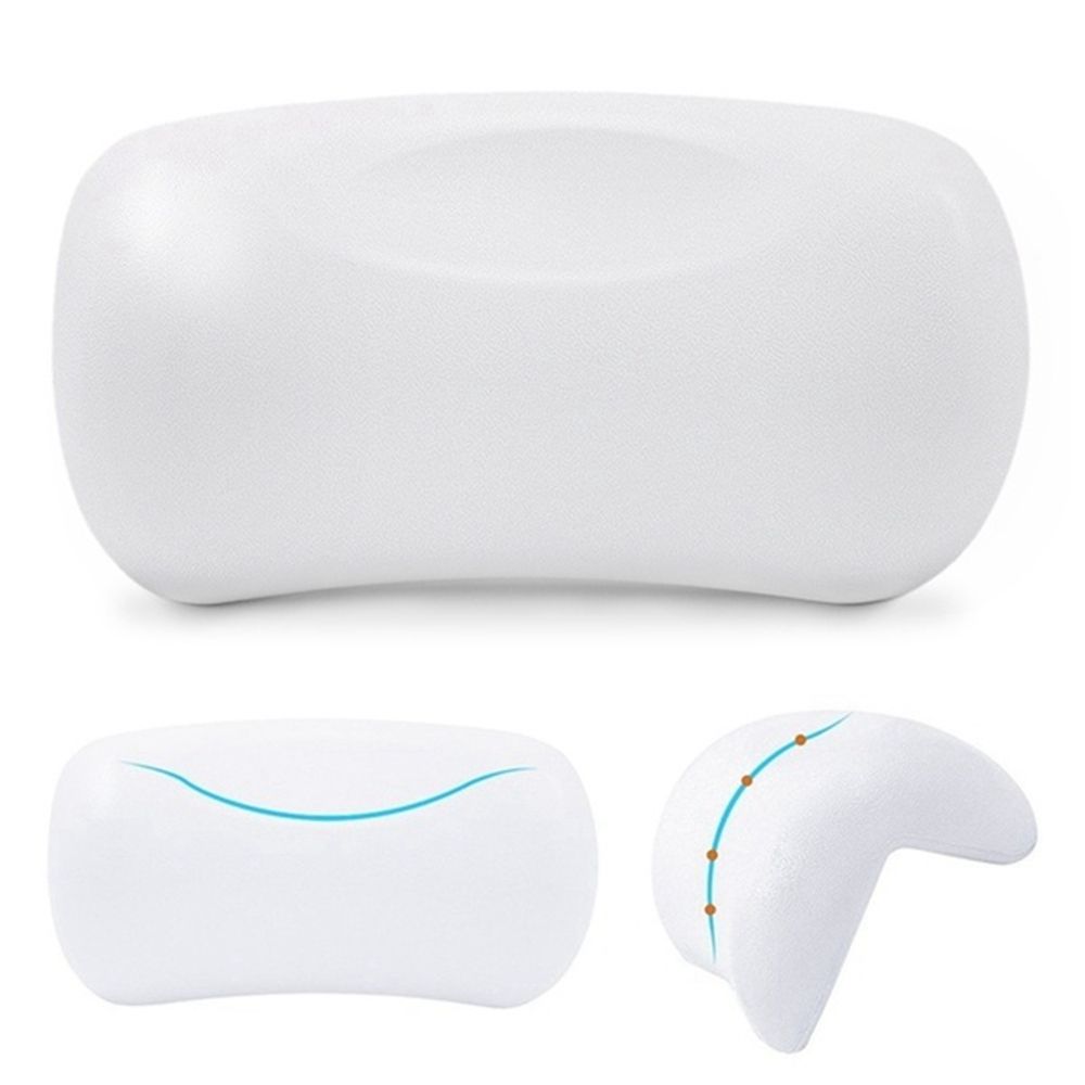 Home Bathroom Tub - Comfortable Non-Slip Neck Support with Suction