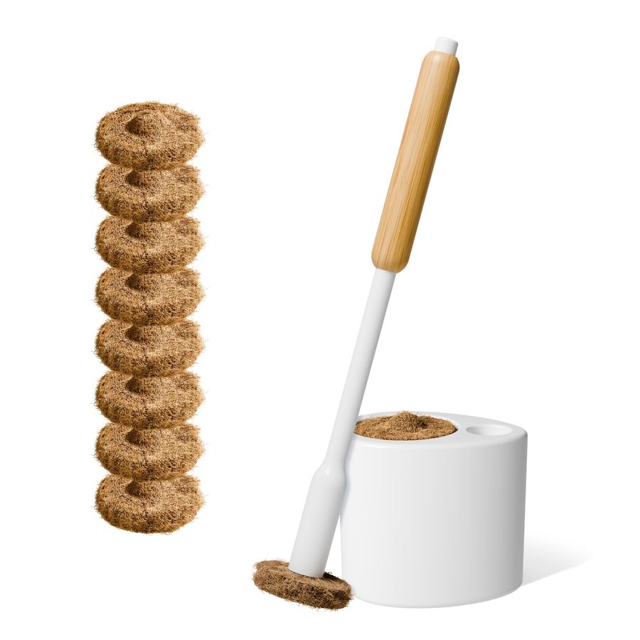Toilet Brush Holder - Toilet Brush 2.0 Set with CleanserInfused