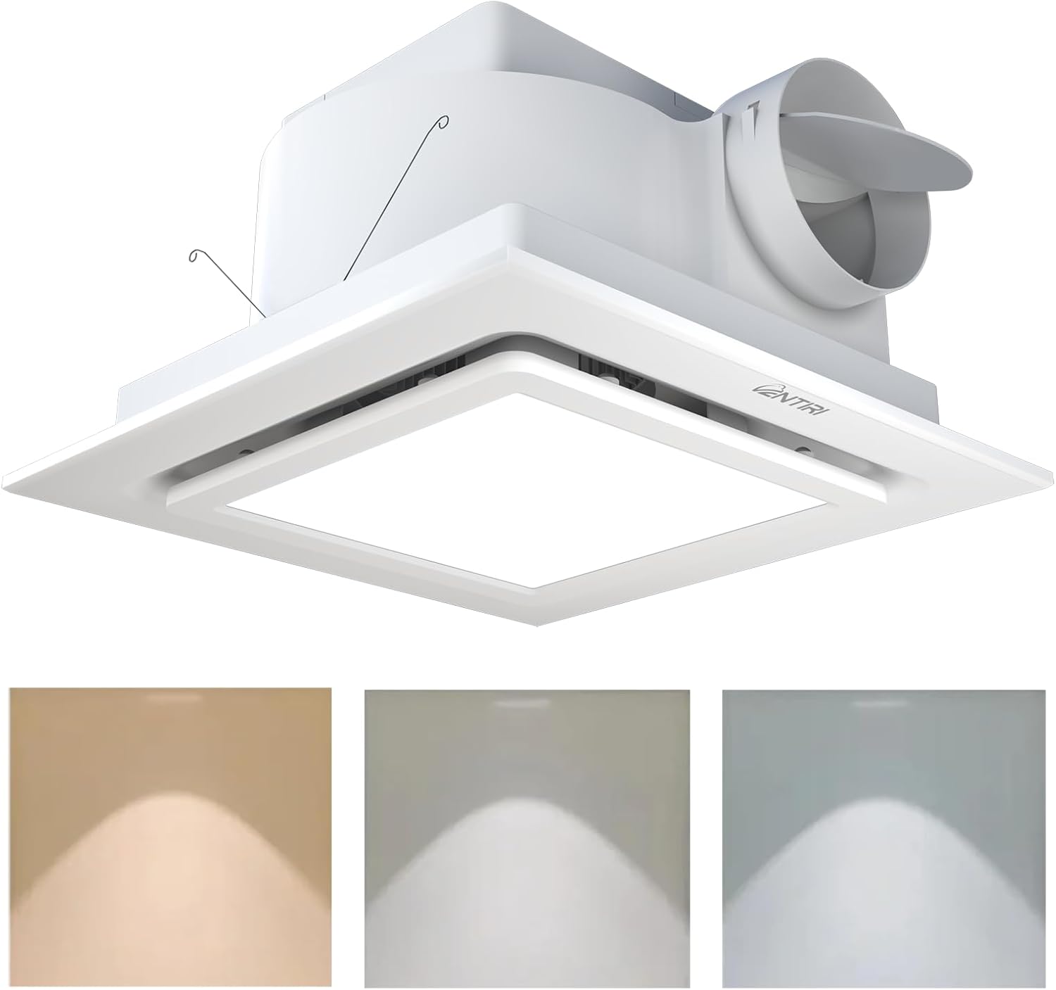 Home Bathroom Ventilation - 12 Inch Bathroom Exhaust Fan with