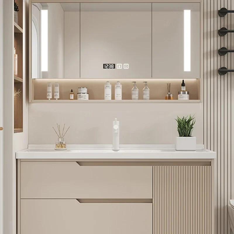 Home Bathroom Wash Basin - Furniture Basin Combination Bathroom Cabinet Modern