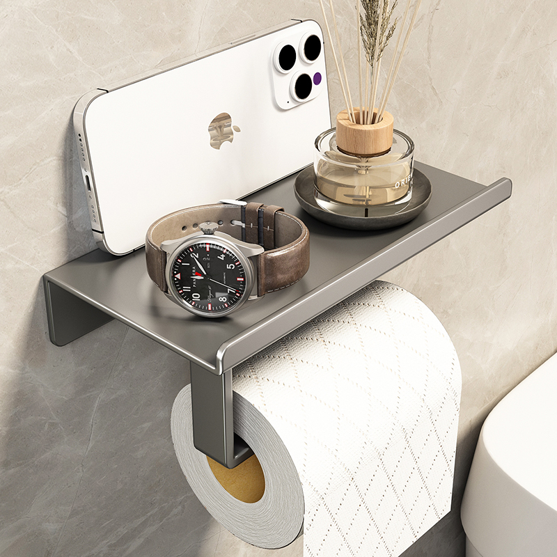 Home Bathroom Paper Towel Holder - Stainless Steel Wall Mount Bathroom Paper