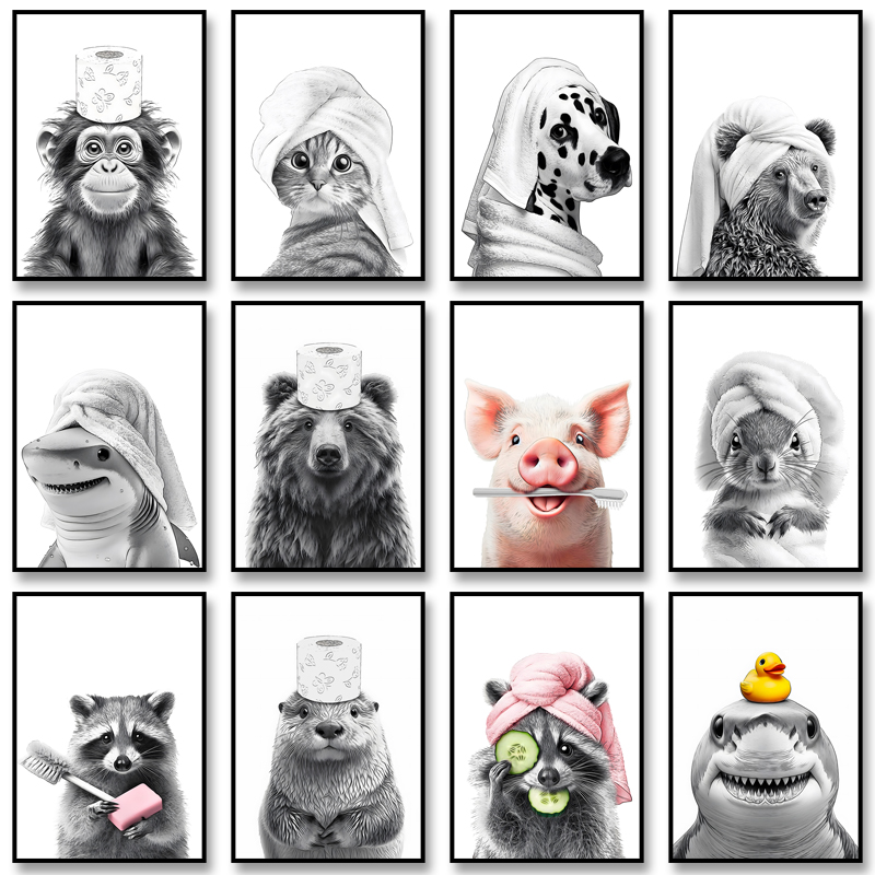 Home Bathroom Pictures - Funny Bathroom Art Poster Toilet Humor