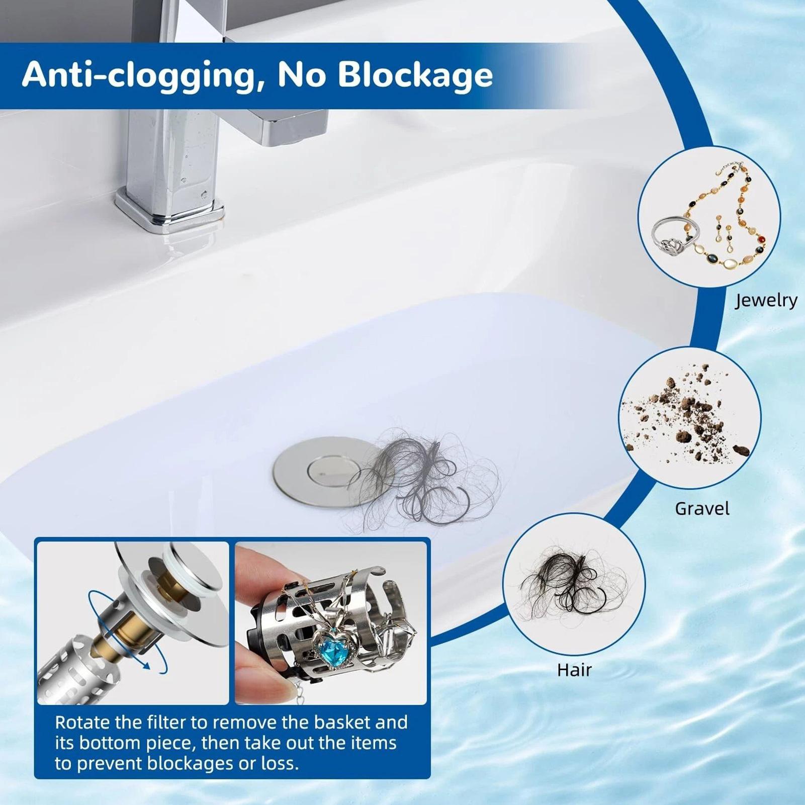 Bathroom Sink Drain Strainer A - Home Bathroom Tub avaliação e preço