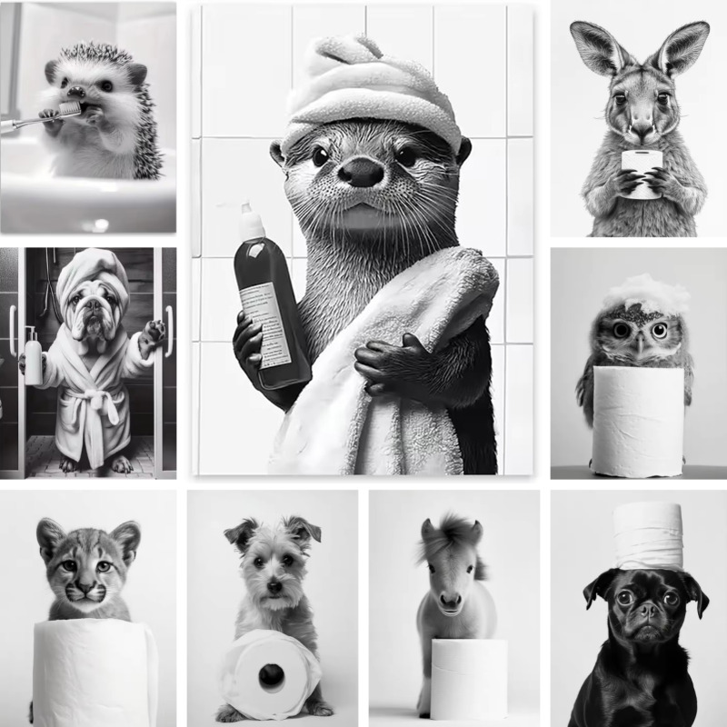 Animal Bathroom Toilet Paper C - Home Bathroom Pictures avaliação e preço