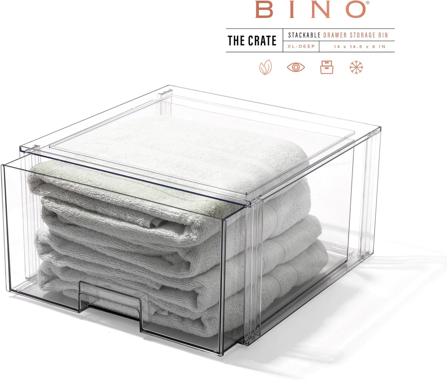 Stackable Clear Storage Drawer - Home Bathroom Sink avaliação e preço
