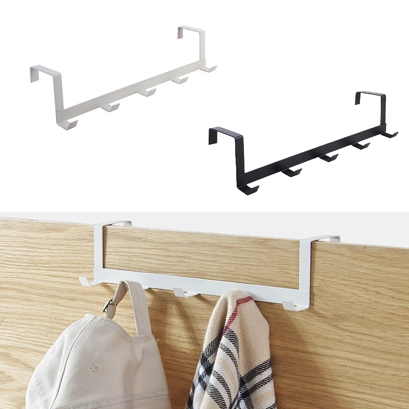 Hooks Over The Door 5 Hooks Ho - Home Kitchen Bathroom Marketing avaliação e preço