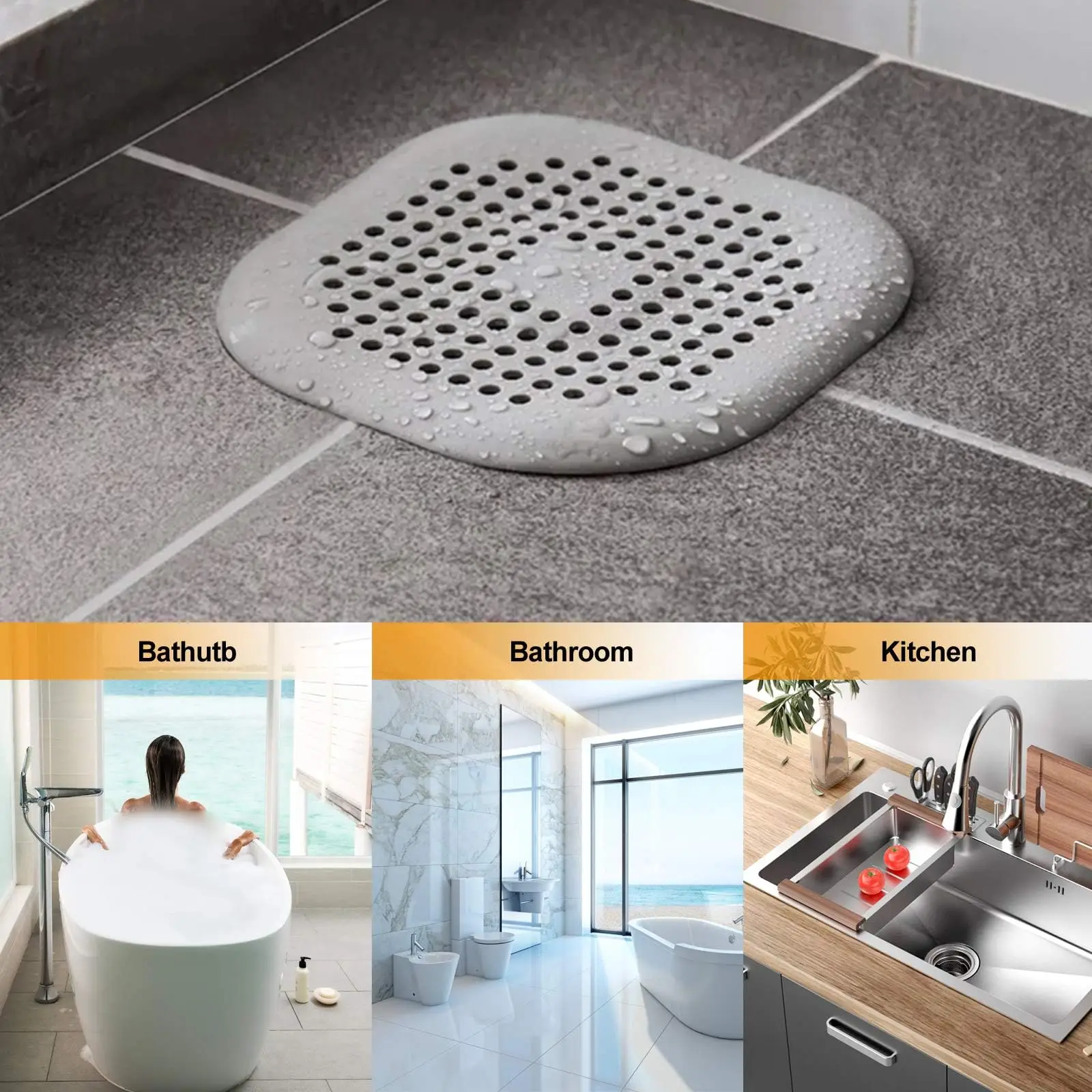 Plug Stopper Kitchen Sewer Sil - Home Bathroom Sink avaliação e preço