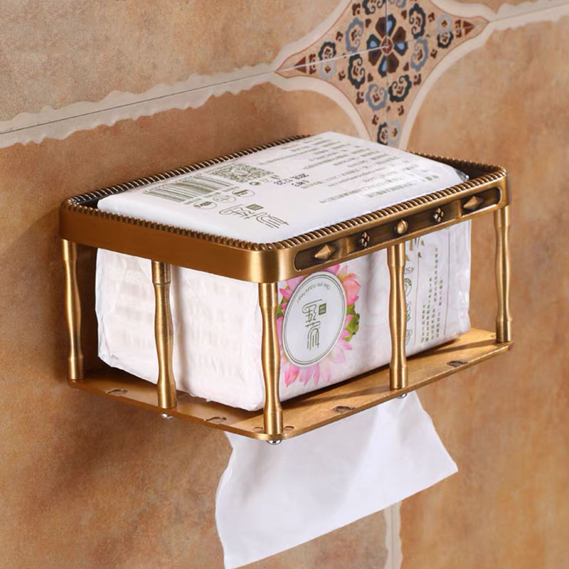 Tissue Box Holder Bathroom Wal - Home Bathroom Paper Towel Holder avaliação e preço