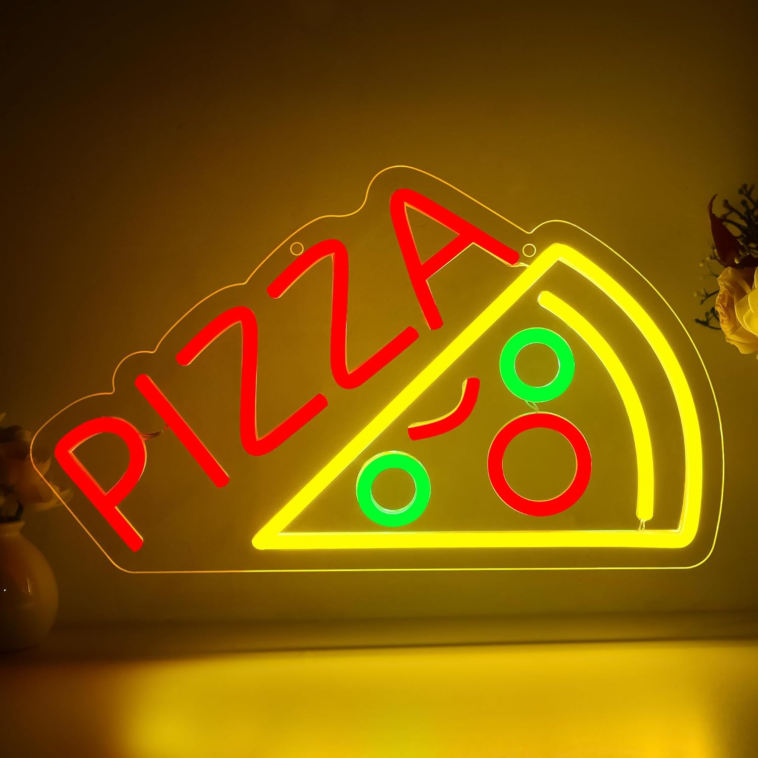 Pizza Neon Sign Business USB L - Home Kitchen & Bathroom avaliação e preço