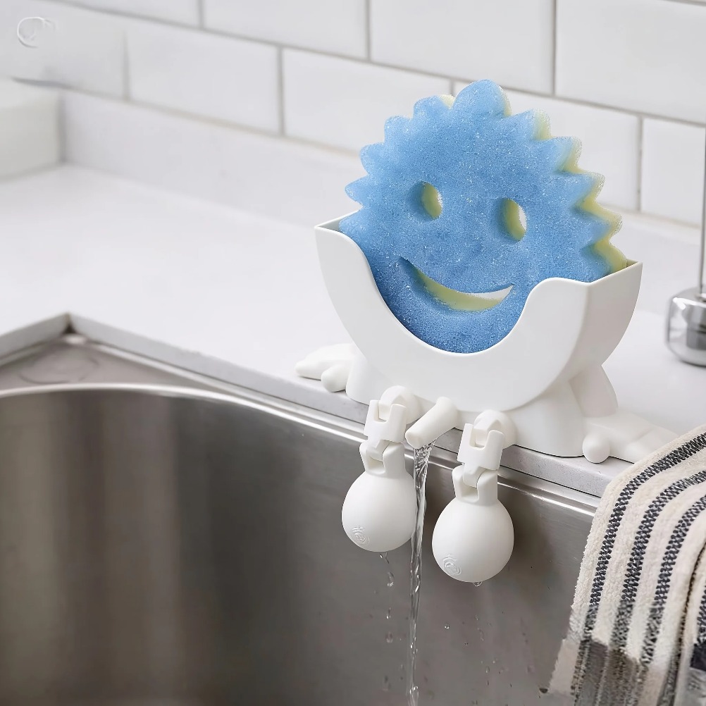Drainable Soap & Sponge Holder - Home Bathroom Sink avaliação e preço