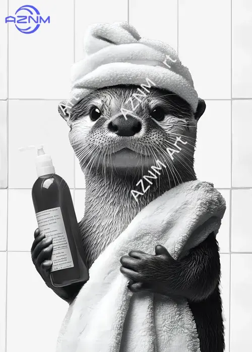 1PC Funny Otter Raccoon Bathro - Home Bathroom Pictures avaliação e preço