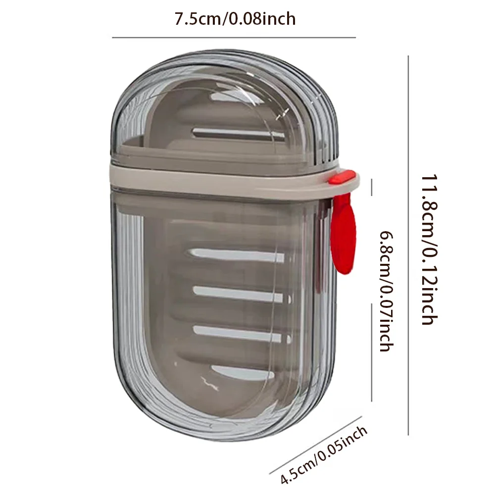 1pcs Soap Box Tray Soap Case O - Home Bathroom Name avaliação e preço