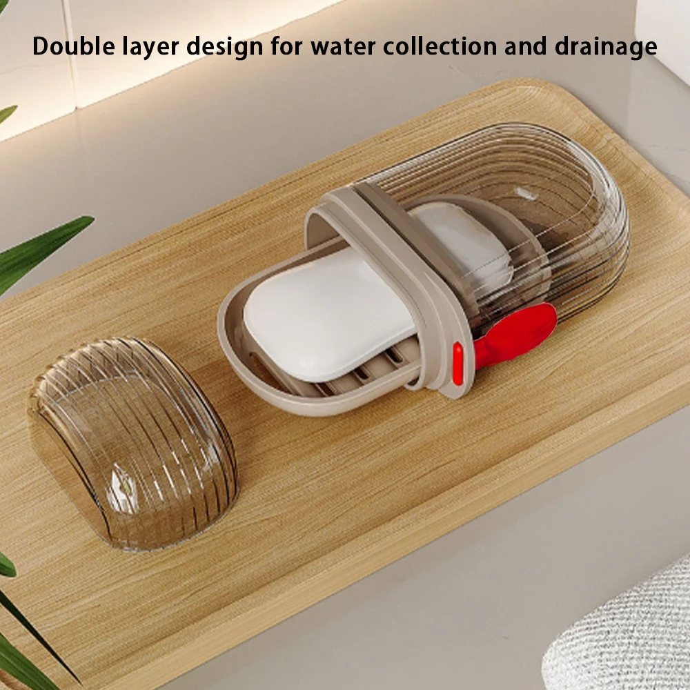 1pcs Soap Box Tray Soap Case O - Home Bathroom Name avaliação e preço