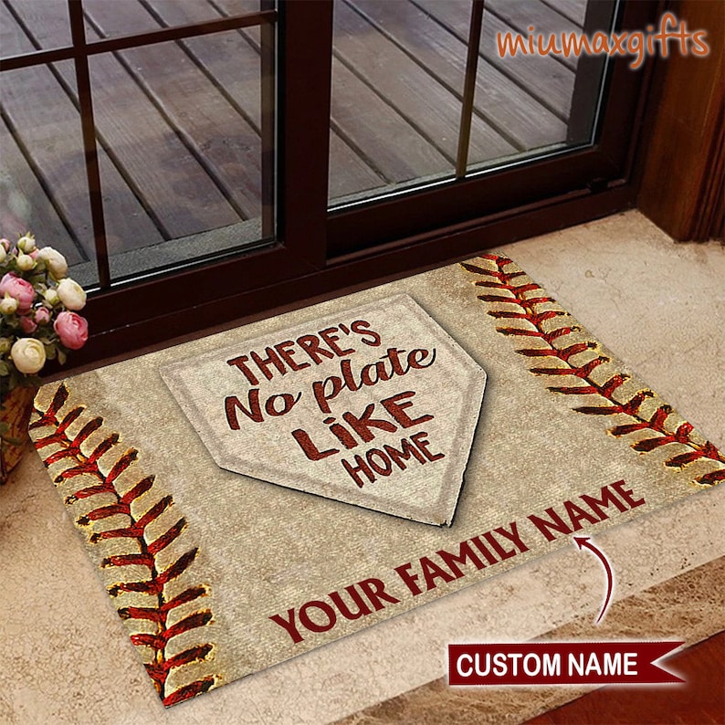 Personalized Baseball Name Doo - Home Bathroom Name avaliação e preço
