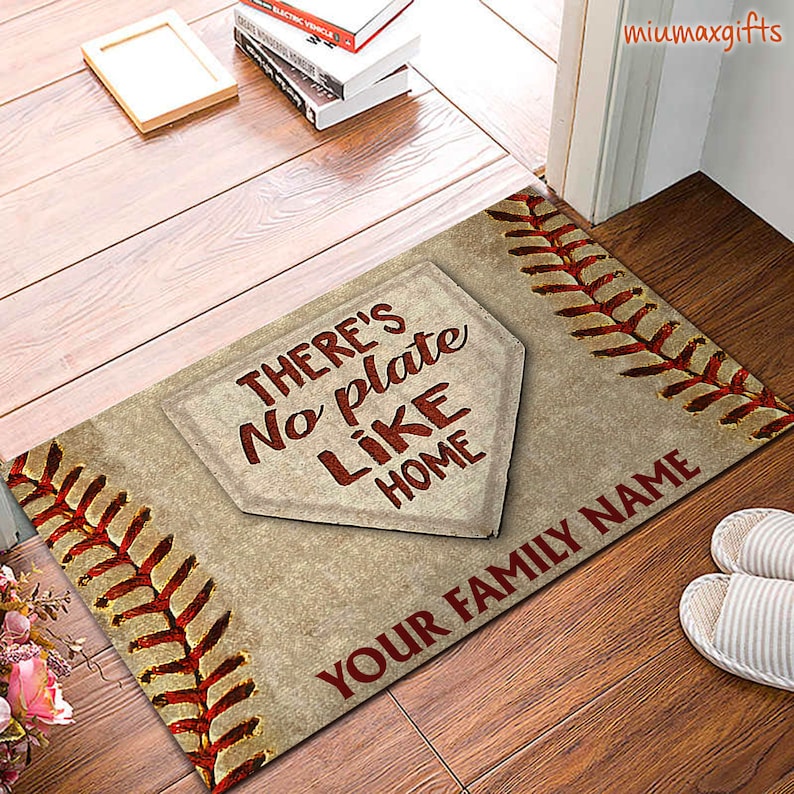 Personalized Baseball Name Doo - Home Bathroom Name avaliação e preço