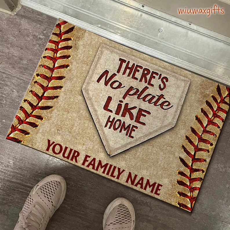 Personalized Baseball Name Doo - Home Bathroom Name avaliação e preço