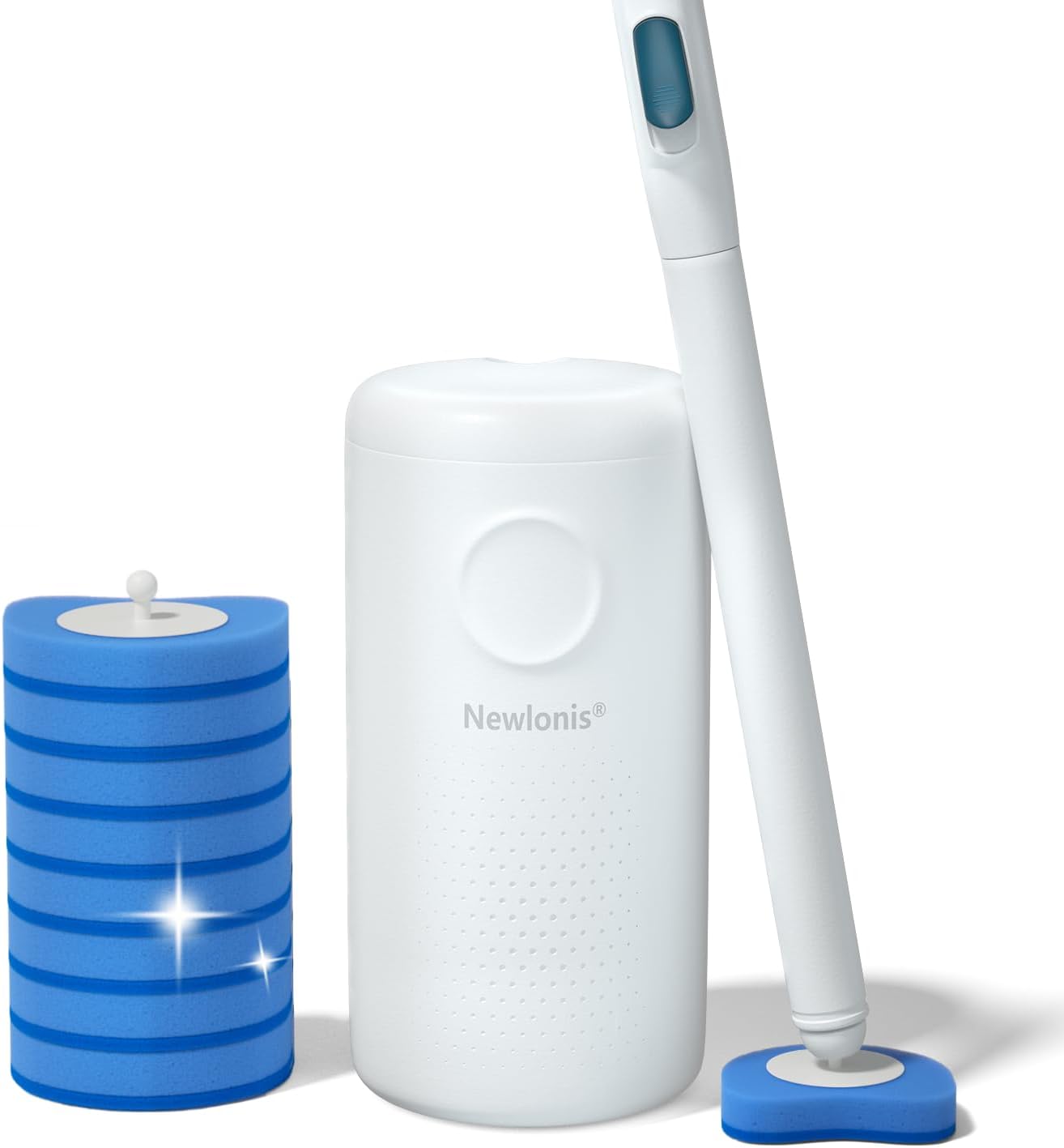 Disposable Toilet Brush with 8 - Toilet Brush Holder avaliação e preço