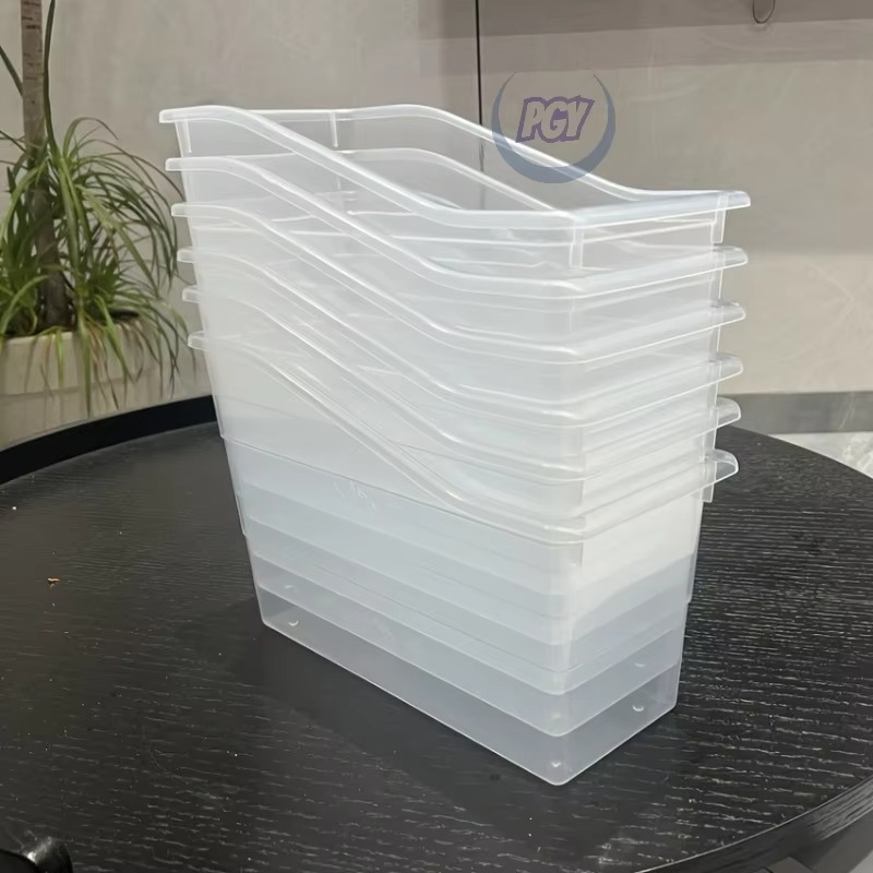6-Pack Clear Plastic Storage B - Home Essentials Bathroom Organizer avaliação e preço
