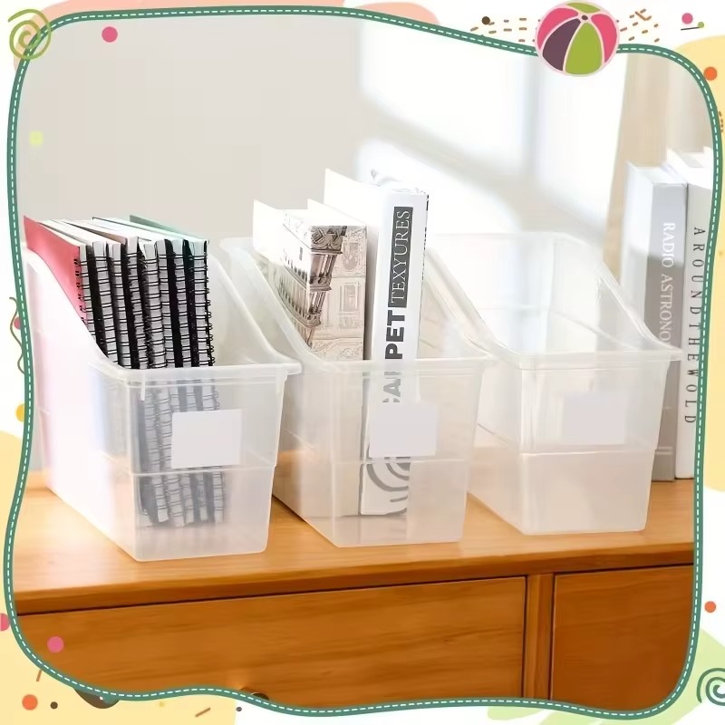 6-Pack Clear Plastic Storage B - Home Essentials Bathroom Organizer avaliação e preço