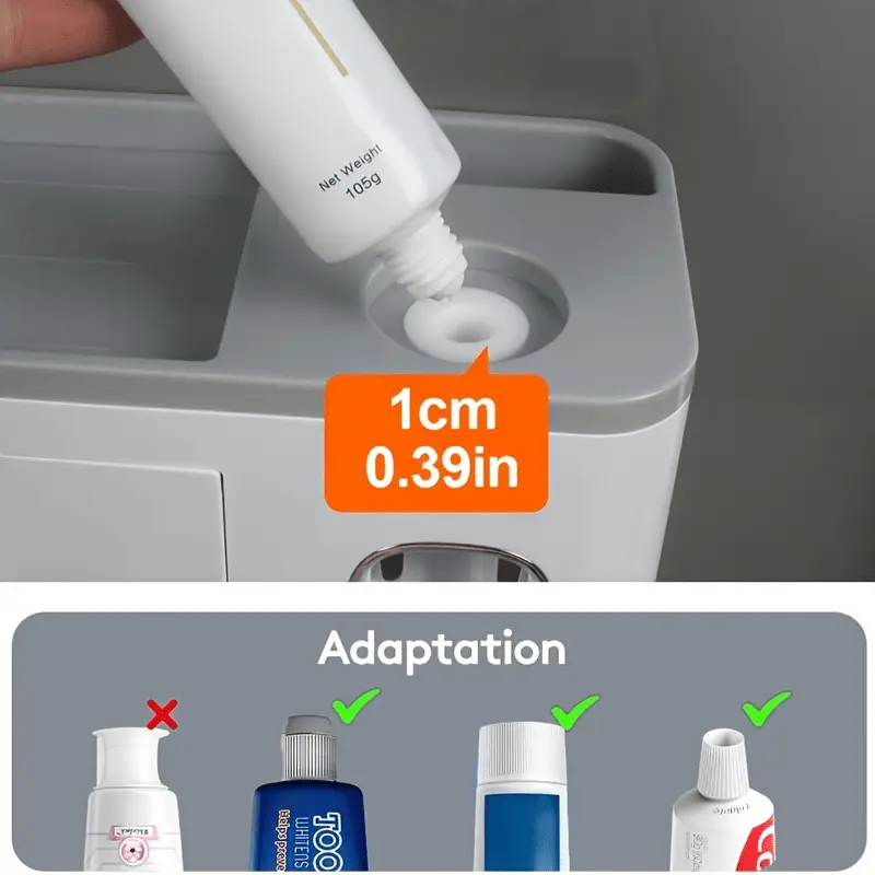 2-4 Cup Capacity Bathroom Toot - Home Essentials Bathroom Organizer avaliação e preço
