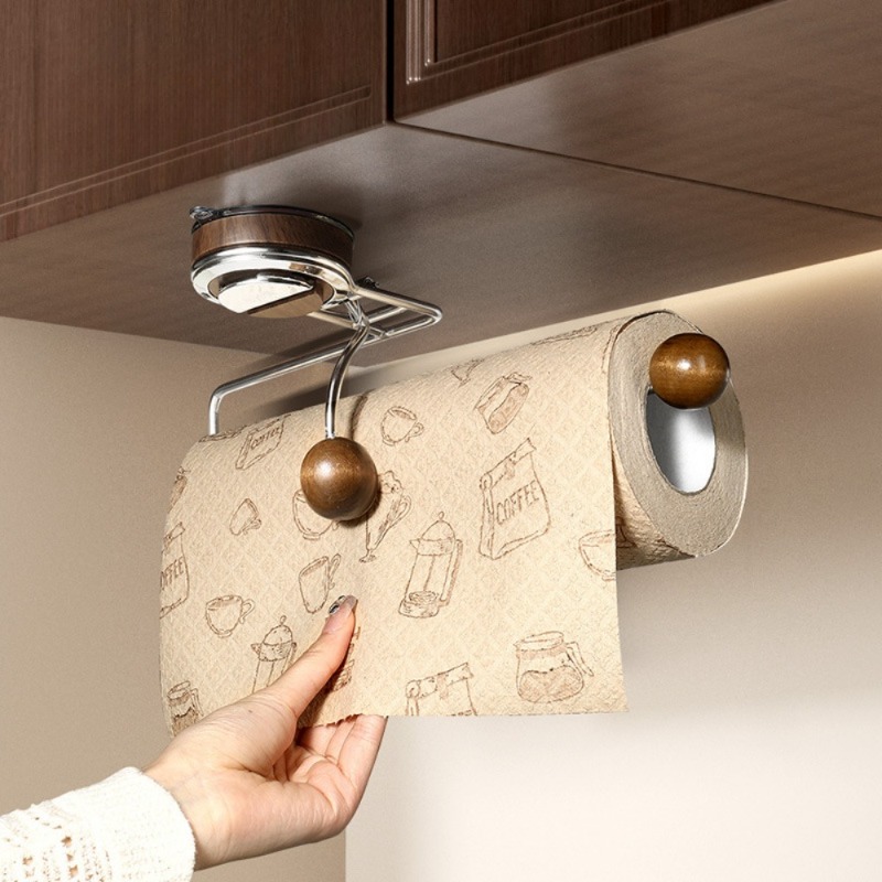 Suction Cup Kitchen Paper Towe - Home Bathroom Paper Towel Holder avaliação e preço