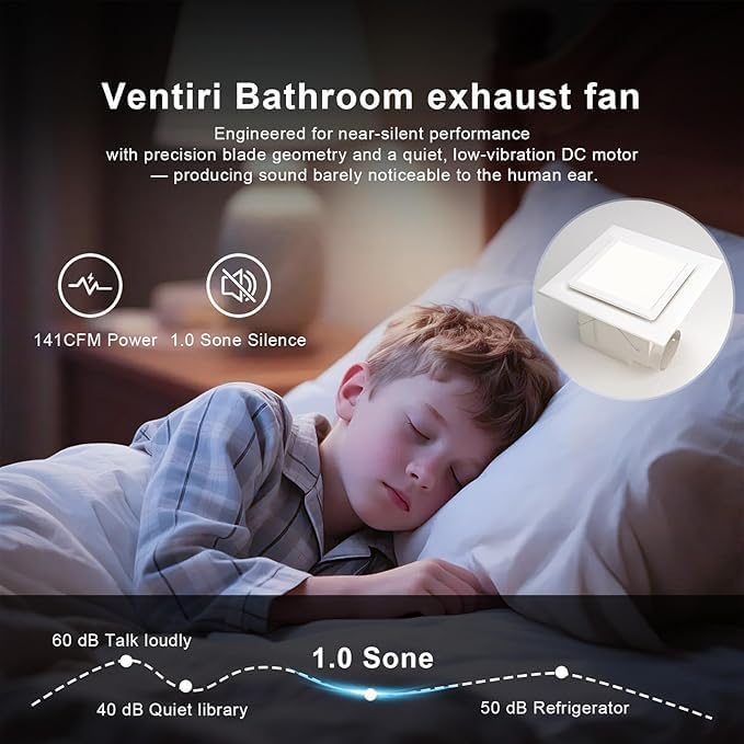 12 Inch Bathroom Exhaust Fan w - Home Bathroom Ventilation avaliação e preço