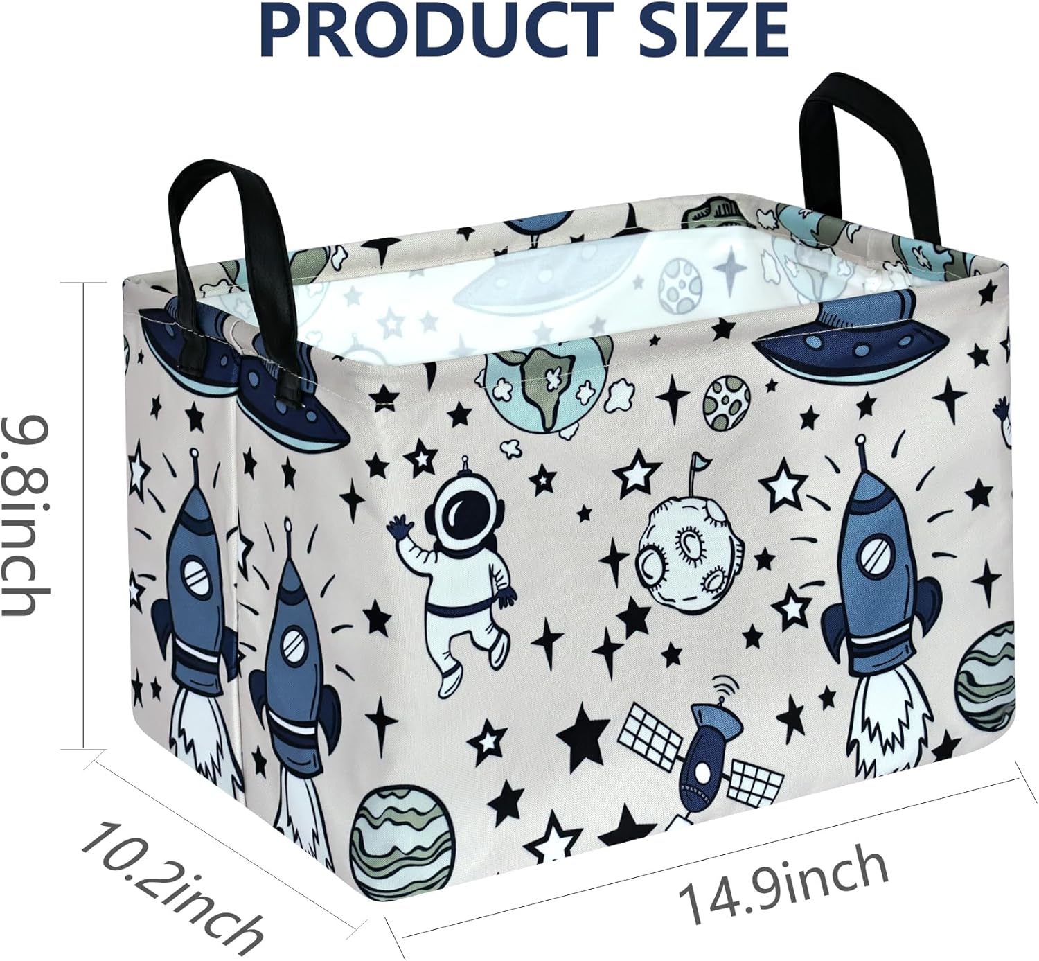 Spaceman Print Collapsible Sto - Home Kitchen & Bathroom avaliação e preço