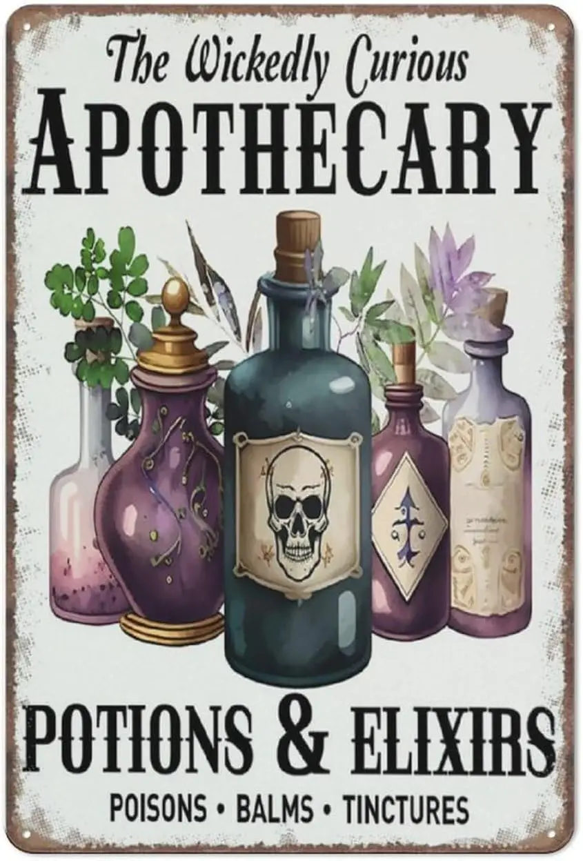 Witches Apothecary Decor Sign, - Home Bathroom Wall Art avaliação e preço