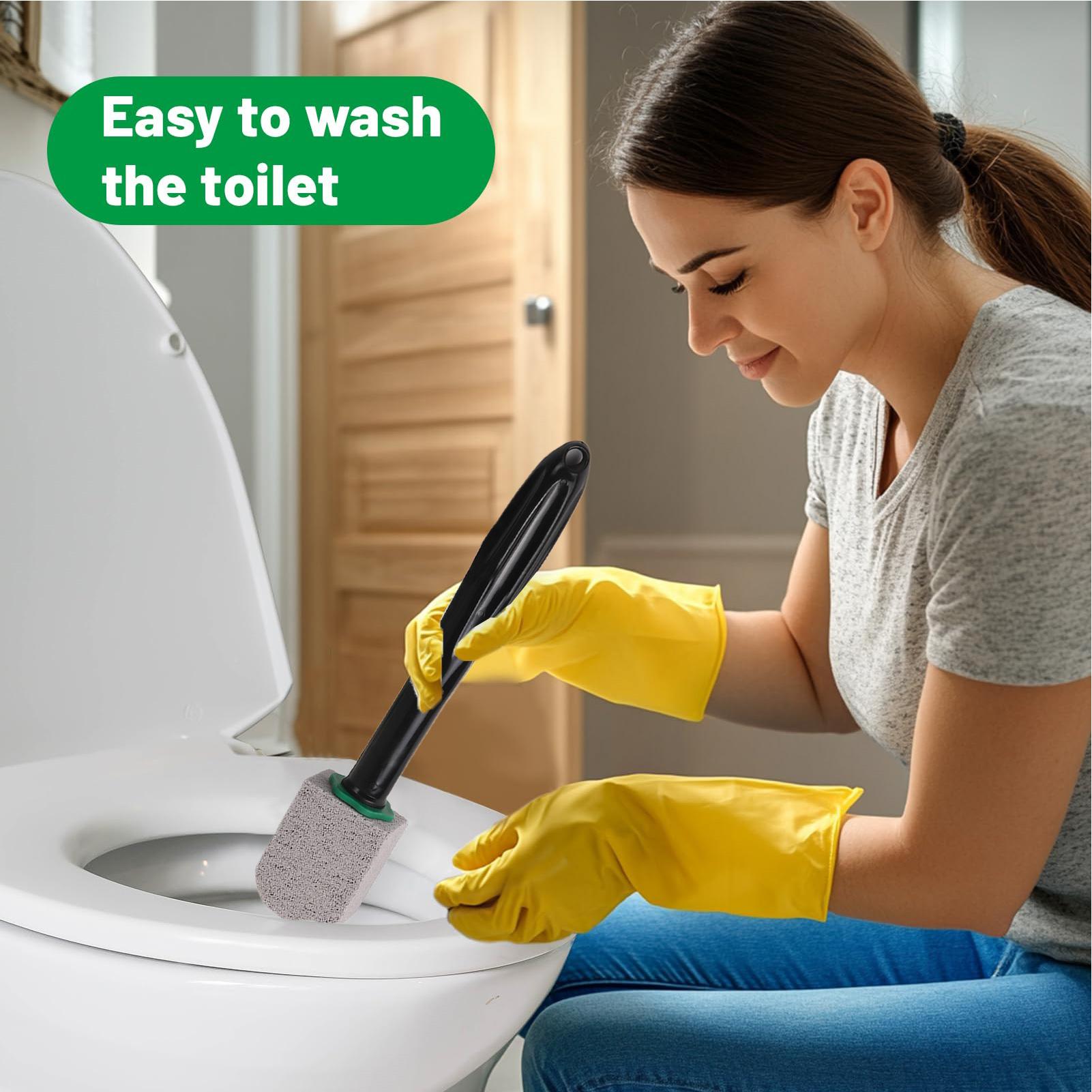 Pumice Stones With Long Handle - Home Bathroom Sink avaliação e preço