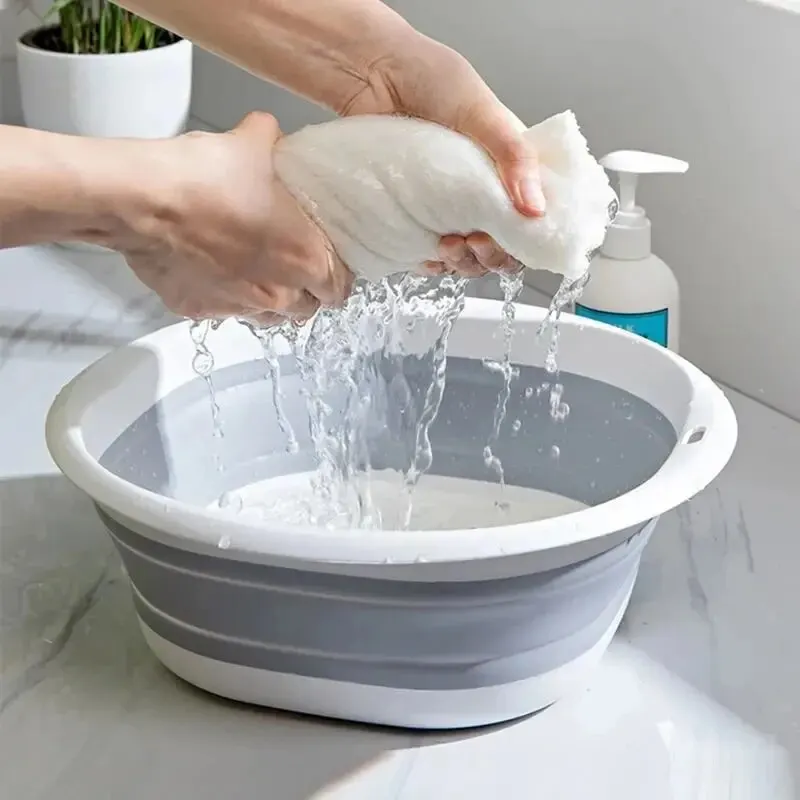 Plastic Folding Basins Portabl - Home Bathroom Wash Basin avaliação e preço