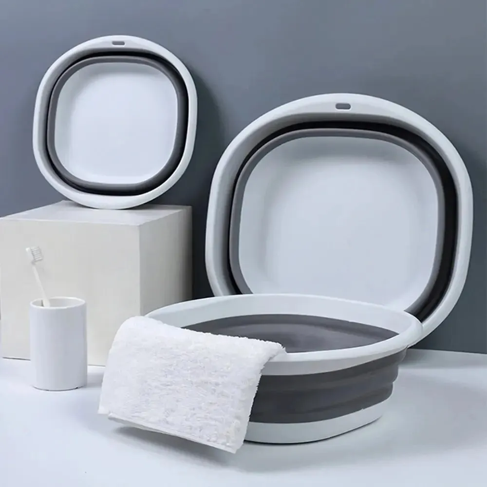 Plastic Folding Basins Portabl - Home Bathroom Wash Basin avaliação e preço