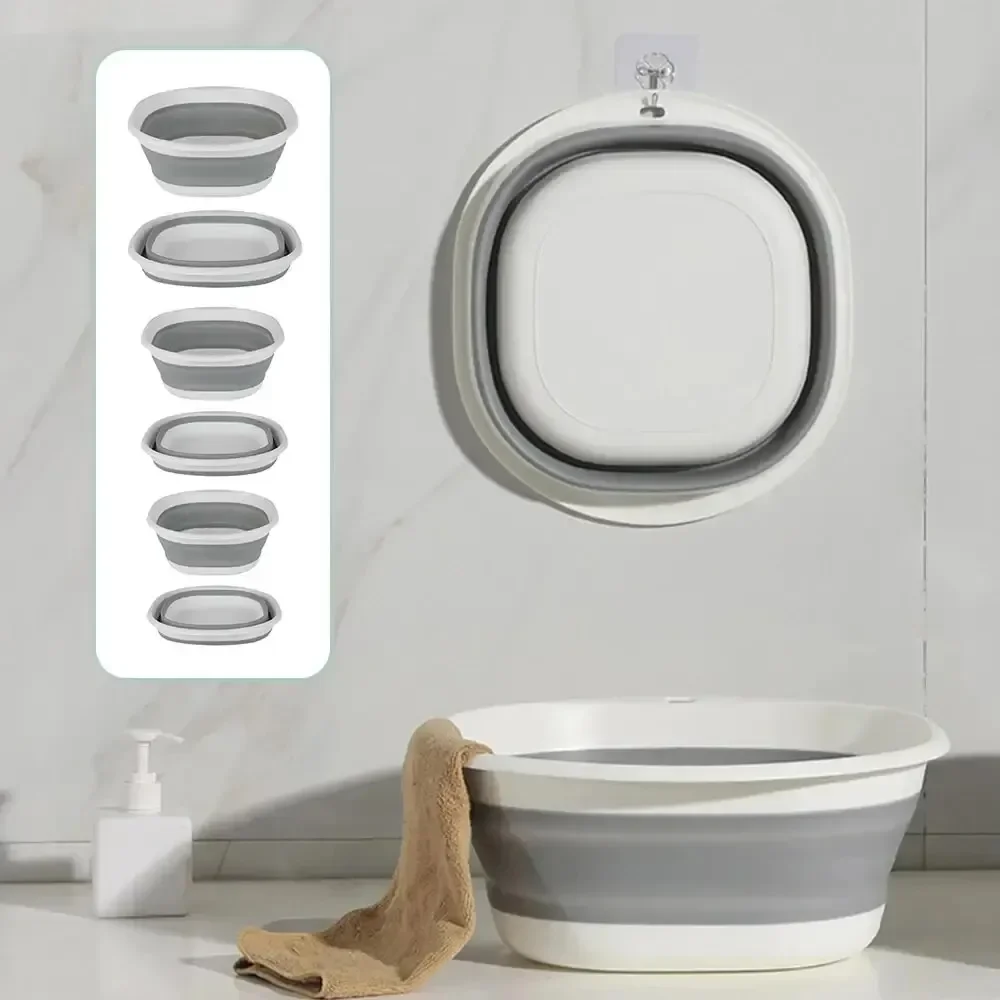 Plastic Folding Basins Portabl - Home Bathroom Wash Basin avaliação e preço