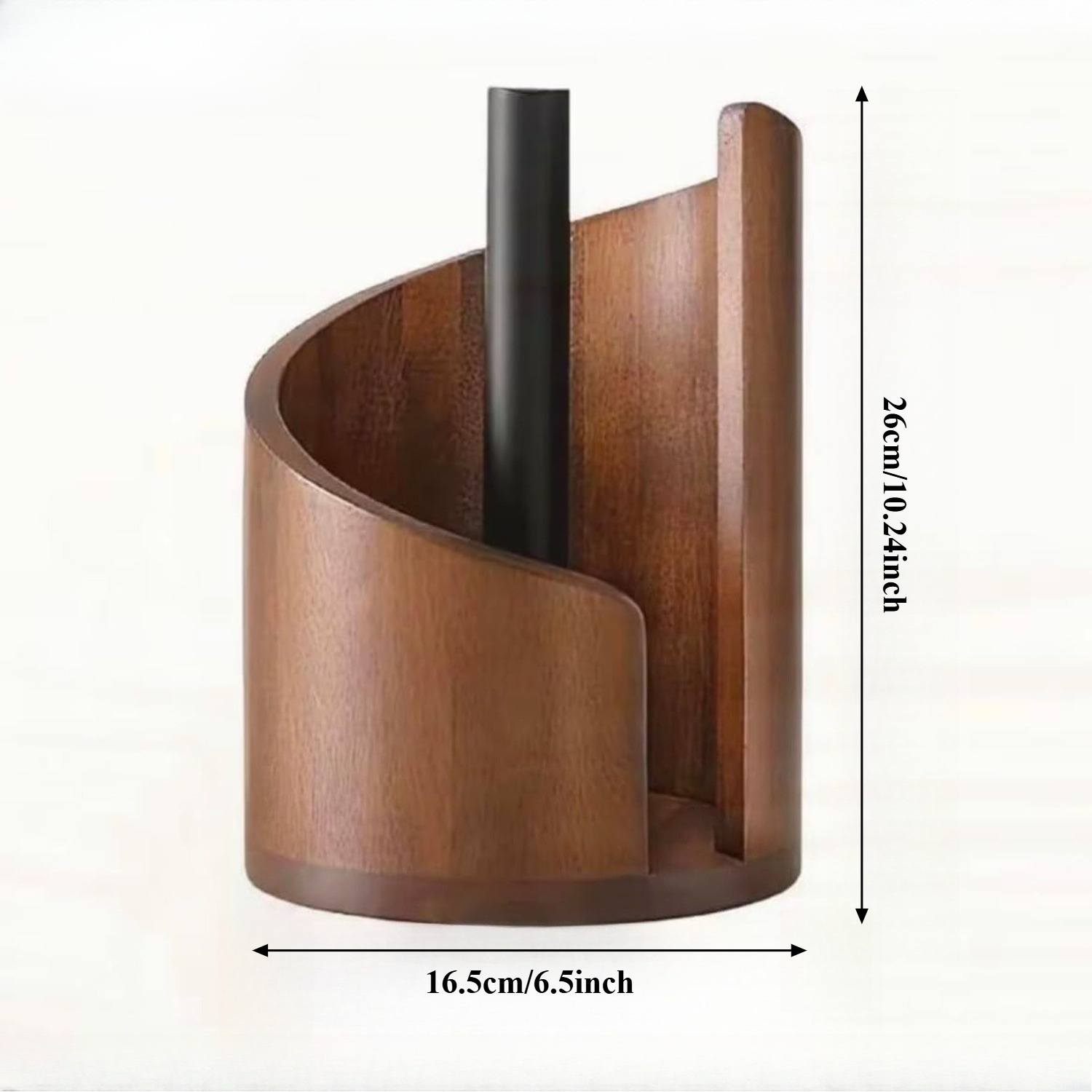 Natural Wood Kitchen Paper Tow - Home Bathroom Paper Towel Holder avaliação e preço