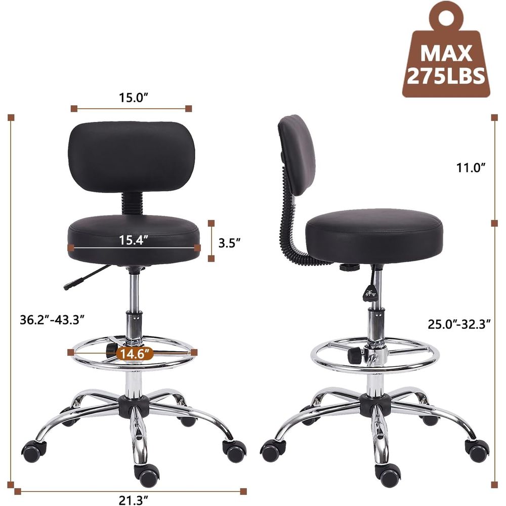 Adjustable Swivel Bar Stool wi - Home Kitchen & Bathroom avaliação e preço