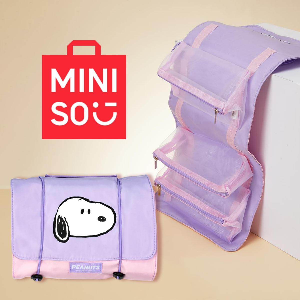 MINISO Snoopy Colorful Life Se - Toilet Brush Holder avaliação e preço