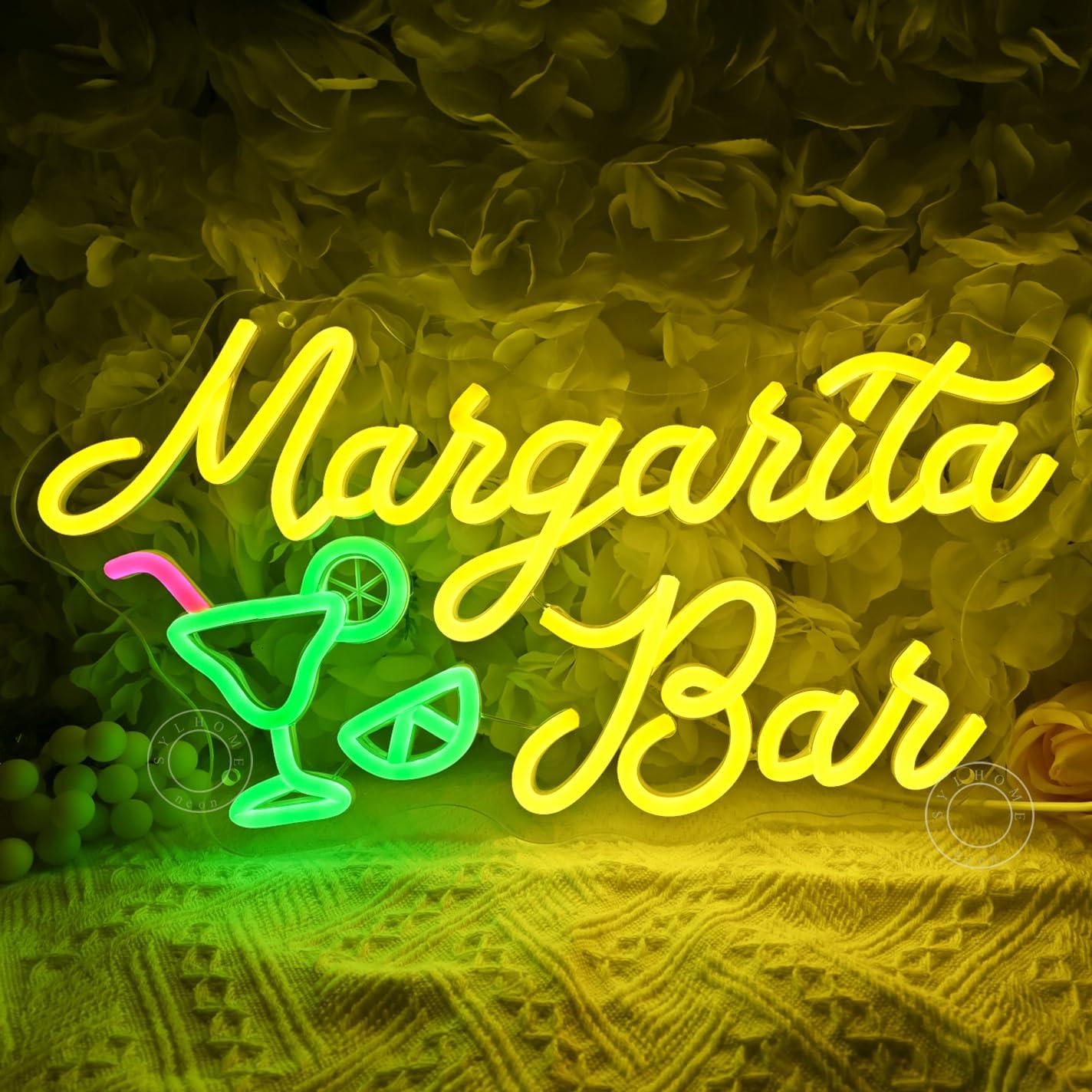 Margarita Bar Neon Sign Dimmab - Home Kitchen & Bathroom avaliação e preço