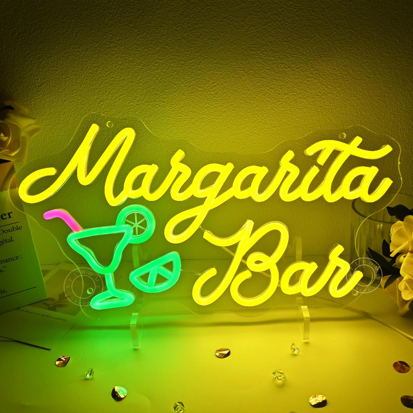 Margarita Bar Neon Sign Dimmab - Home Kitchen & Bathroom avaliação e preço