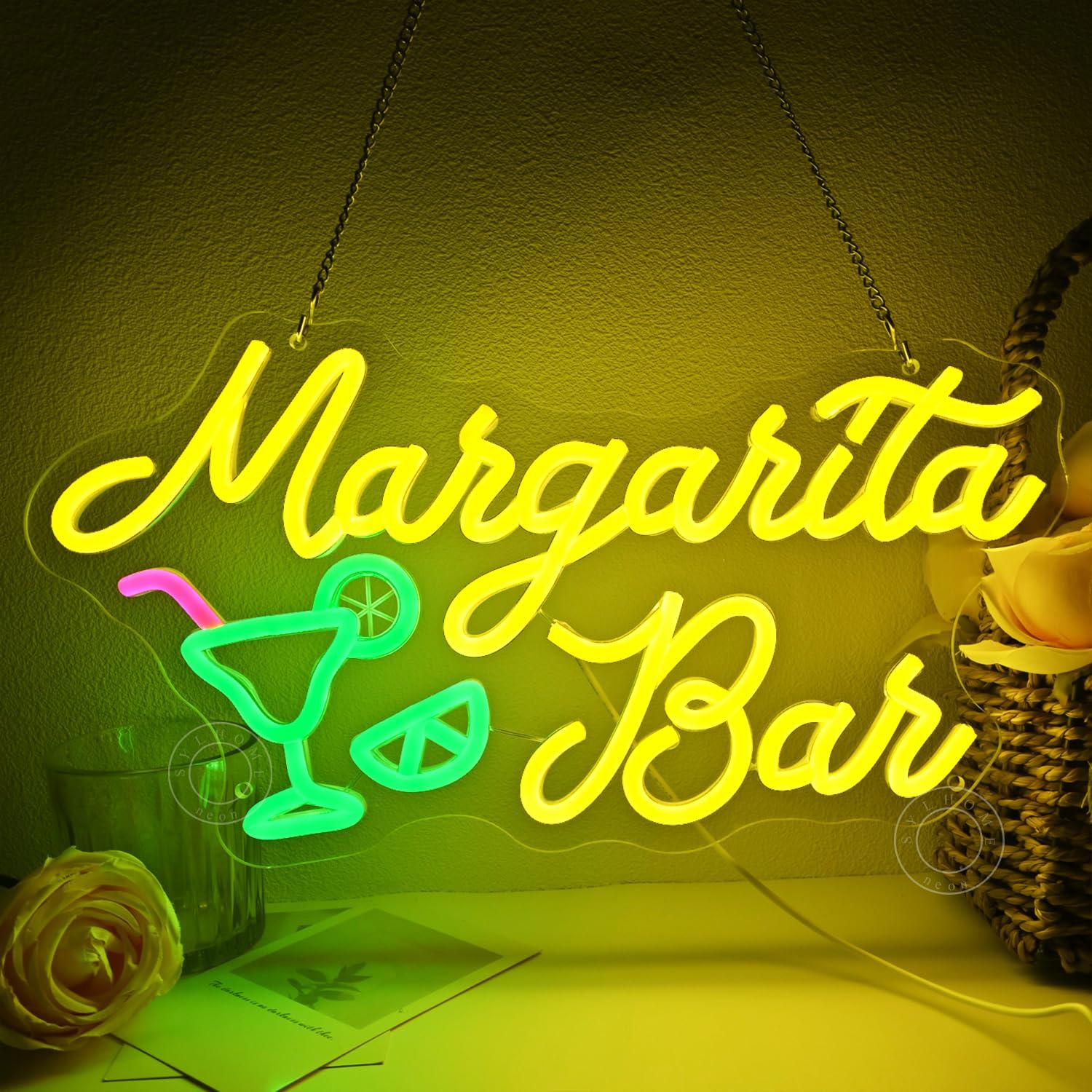 Margarita Bar Neon Sign Dimmab - Home Kitchen & Bathroom avaliação e preço