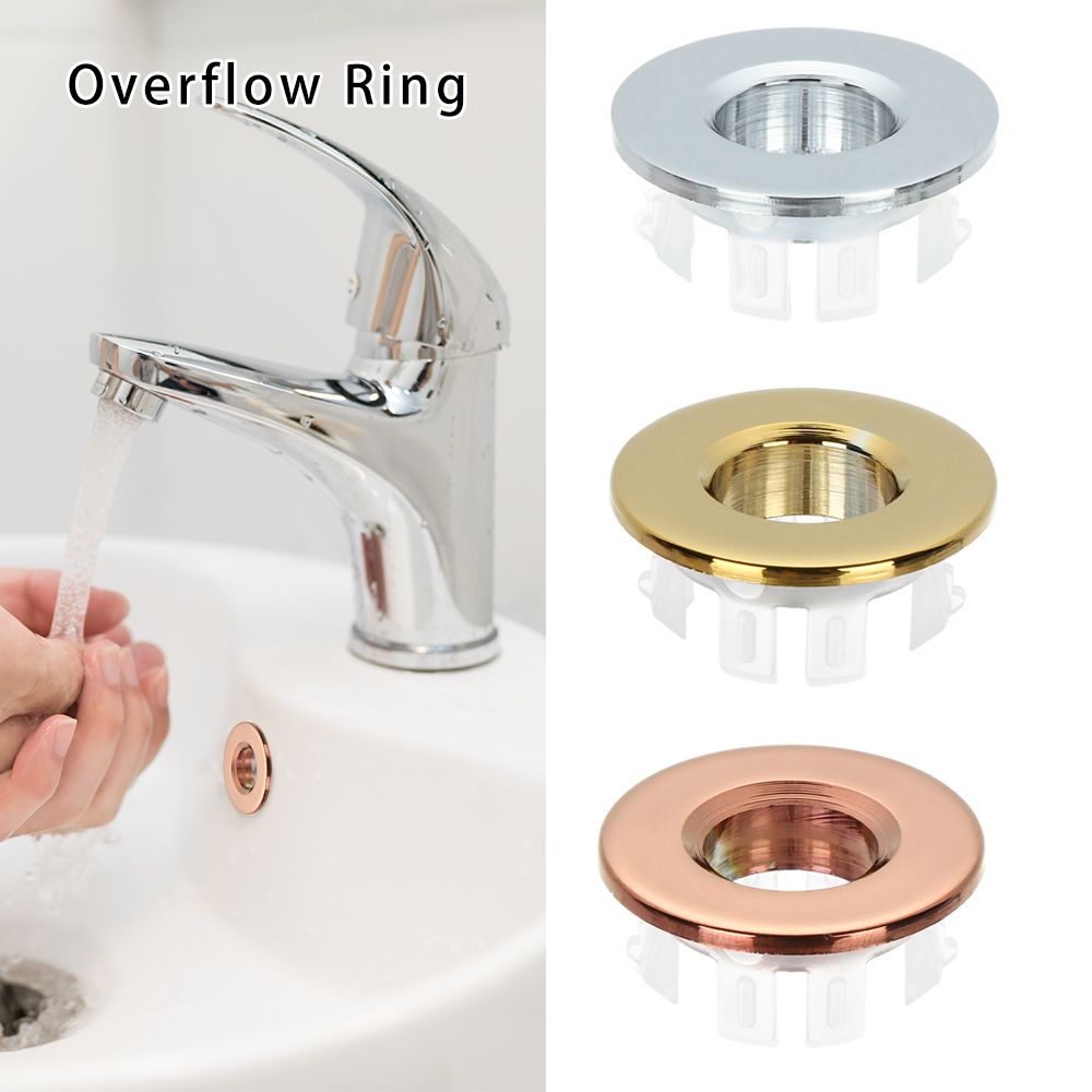 Round Hole Overflow Cover For  - Home Kitchen Bathroom Marketing avaliação e preço