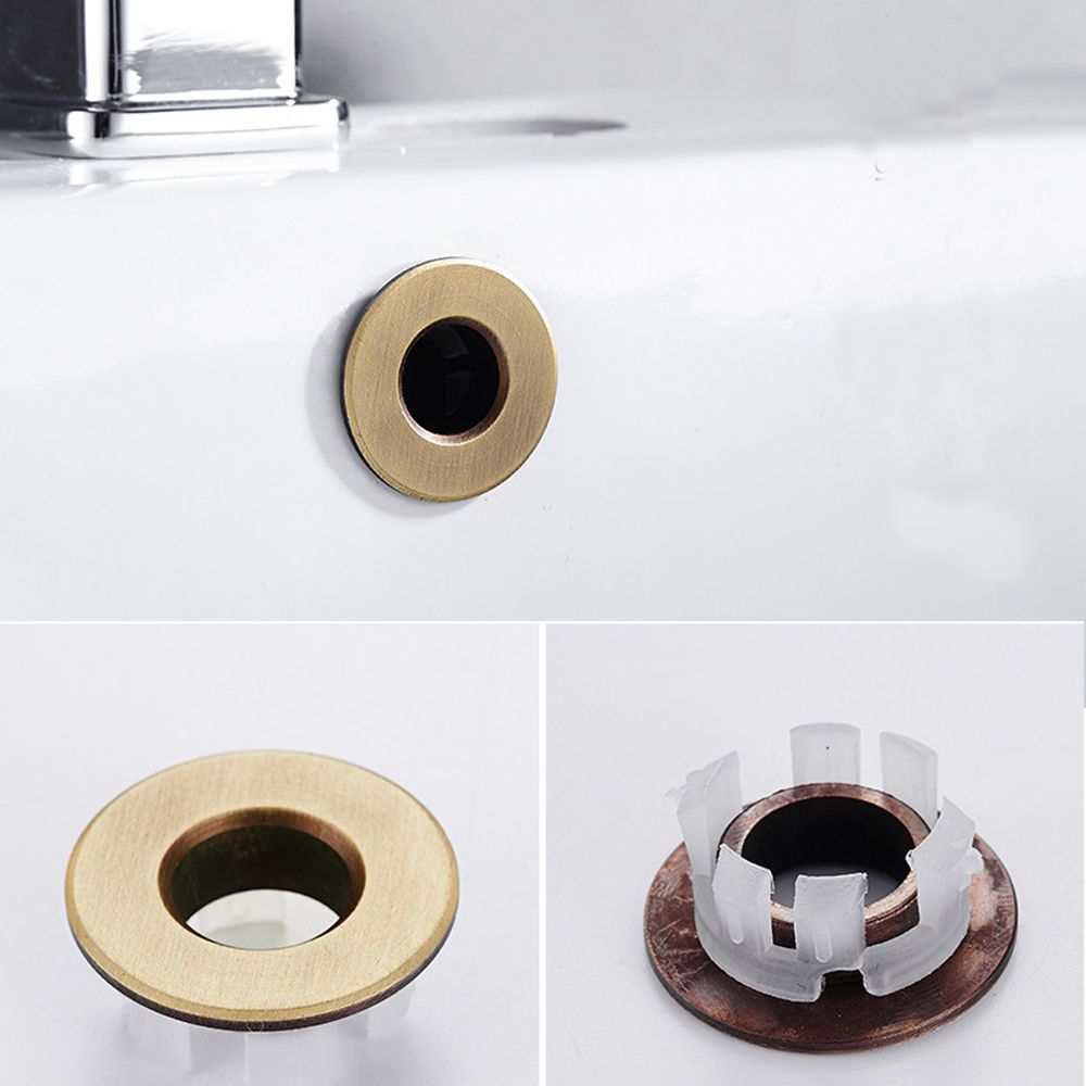 Round Hole Overflow Cover For  - Home Kitchen Bathroom Marketing avaliação e preço