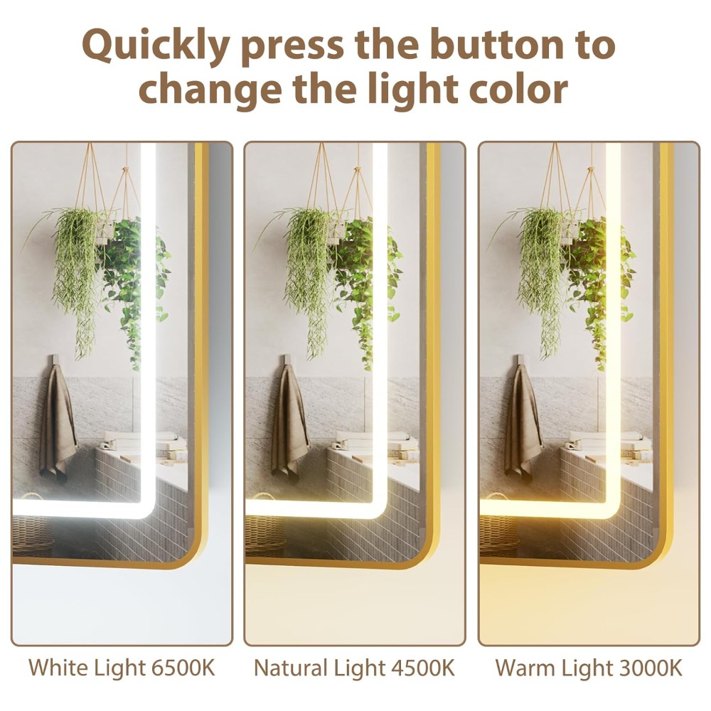 Led Medicine Cabinet with Mirr - Home Living Bathroom Vanity avaliação e preço
