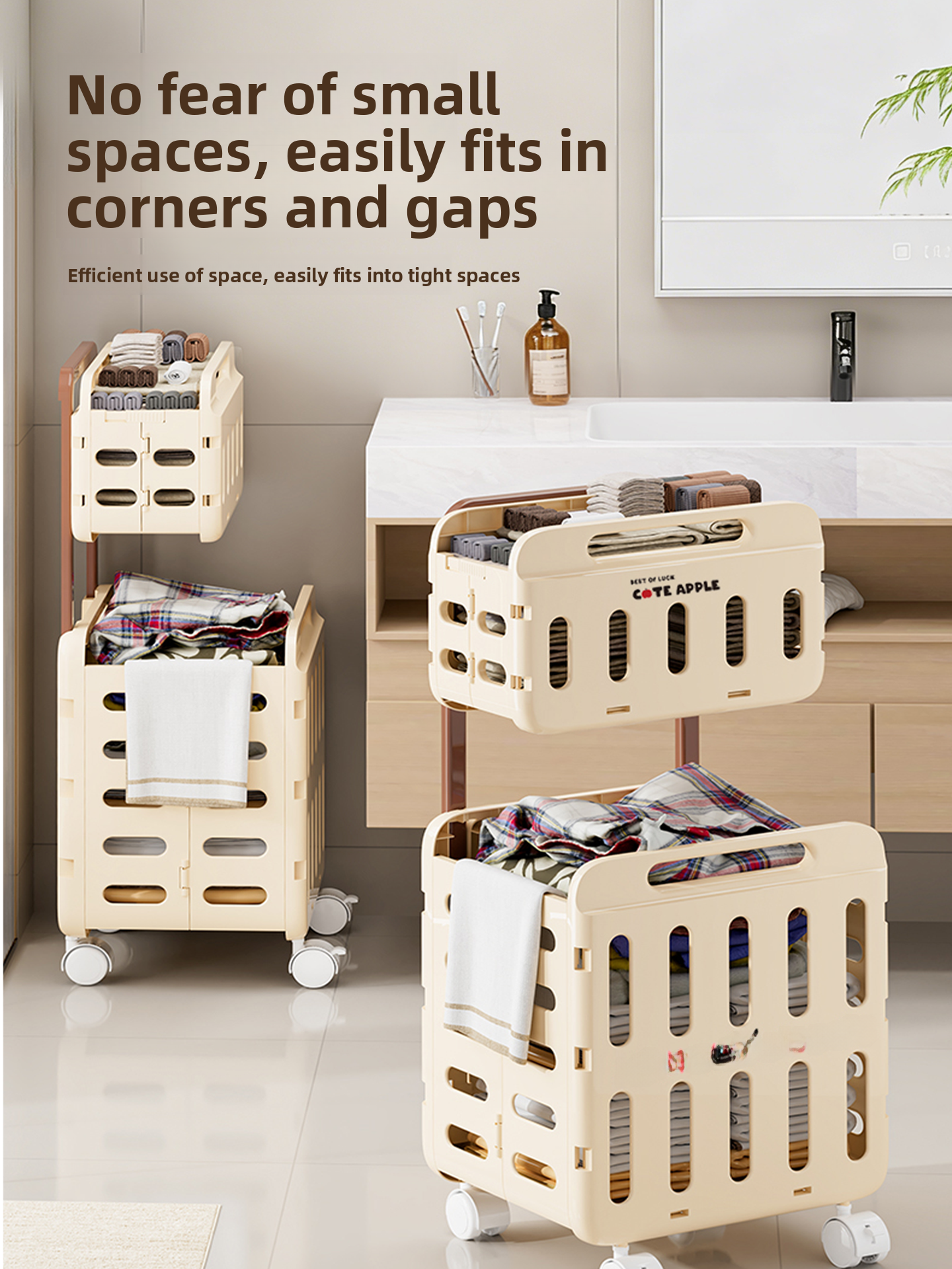 Home Use Laundry Hamper Wall M - Home Essentials Bathroom Organizer avaliação e preço