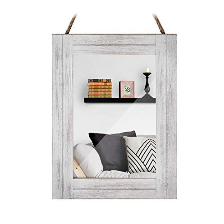 Rectangle Wall Mirror for Bath - Home Living Bathroom Vanity avaliação e preço