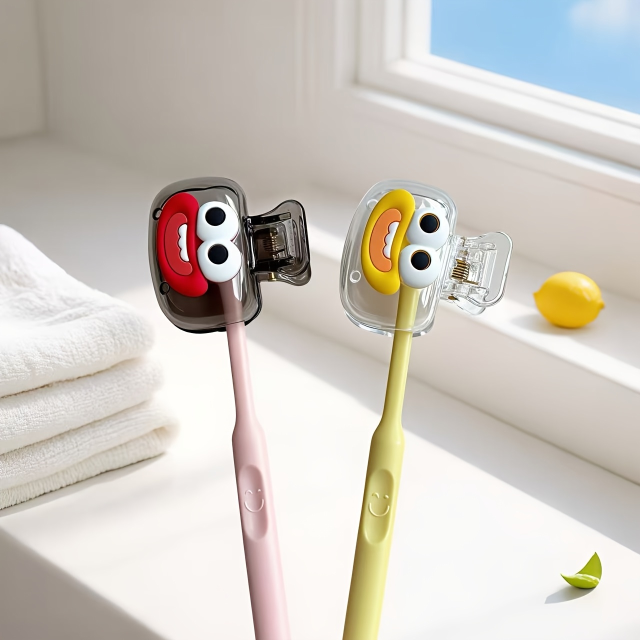 4Pcs Portable Toothbrush Head  - Home Essentials Bathroom Organizer avaliação e preço