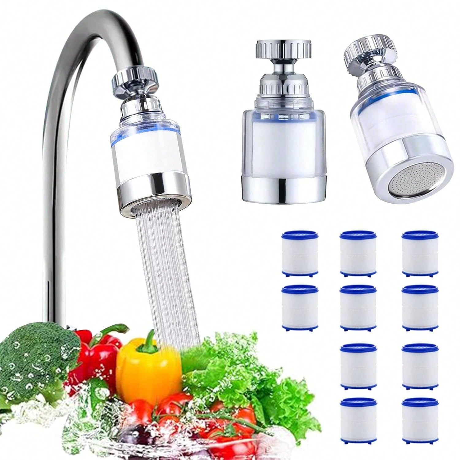 10/20/30 Pack Sink Water Fauce - Home Bathroom Sink avaliação e preço