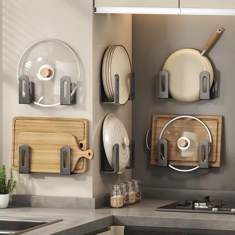 2pcs/set Pot Lid Rack Pot Cove - Home Kitchen Bathroom Marketing avaliação e preço