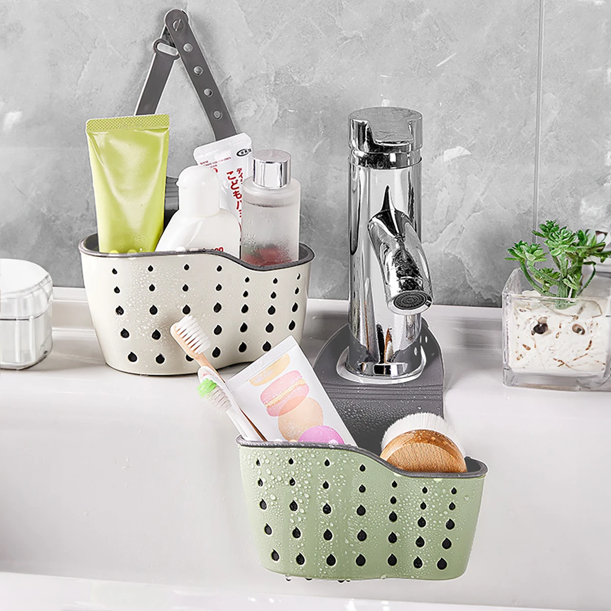 1/2pcs Sink Draining Hanging B - Home Kitchen Bathroom Marketing avaliação e preço