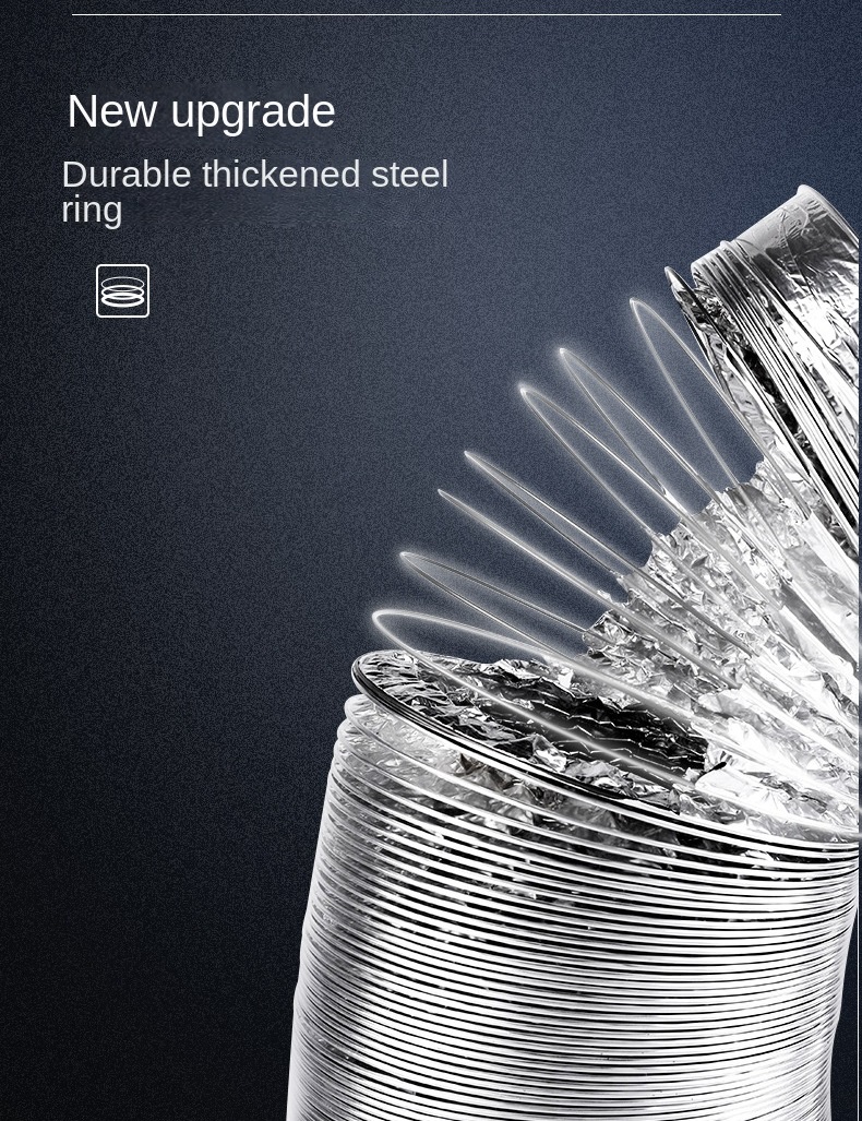∅125mm Aluminum Foil Ventilati - Home Bathroom Ventilation avaliação e preço