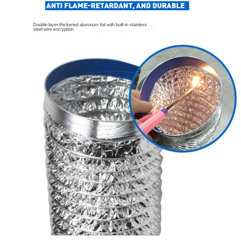 ∅125mm Aluminum Foil Ventilati - Home Bathroom Ventilation avaliação e preço
