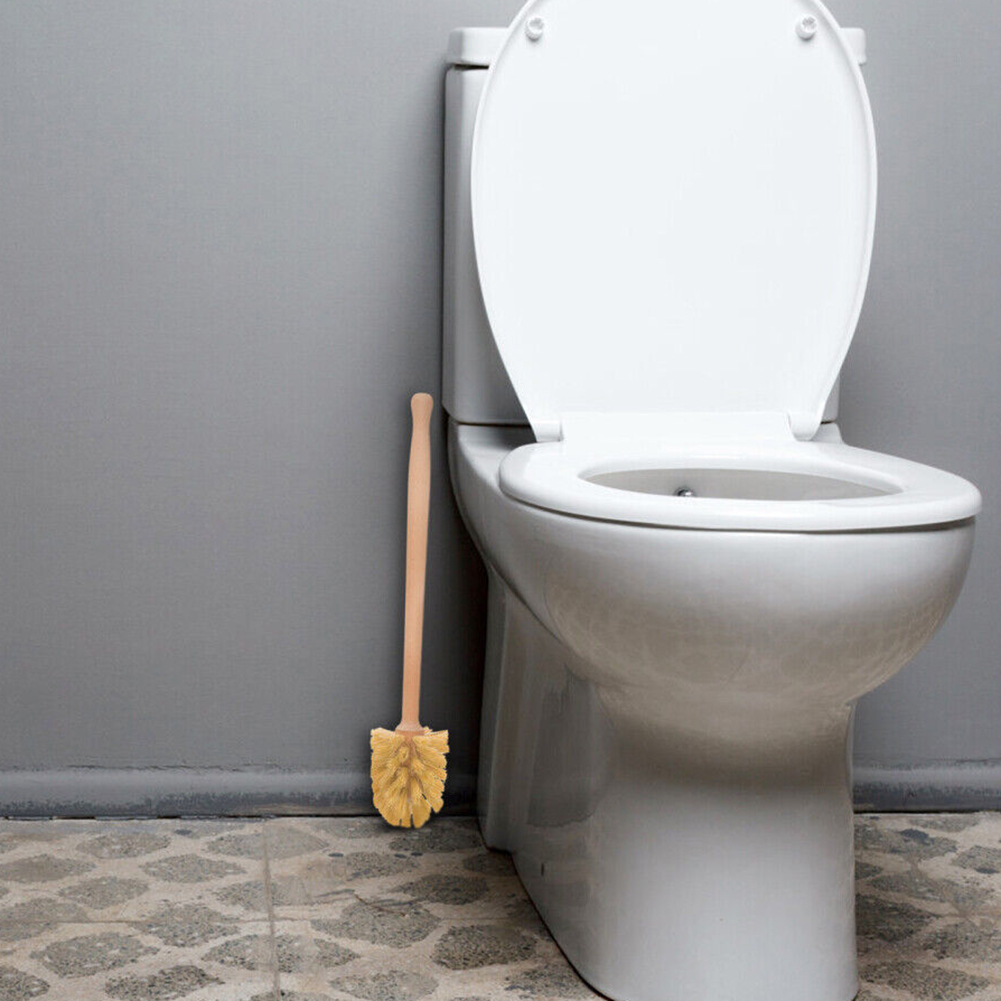 1PC Wooden Toilet Brush Long H - Toilet Brush Holder avaliação e preço